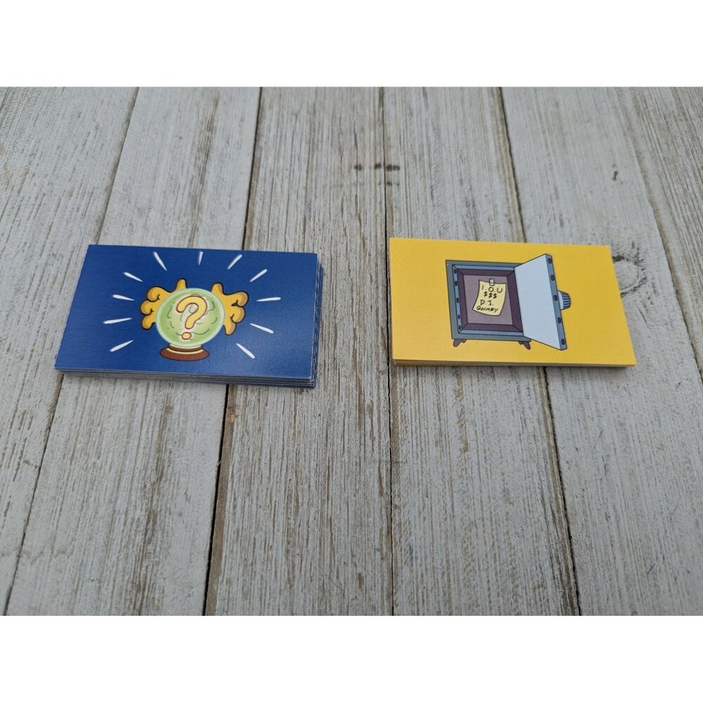 Simpsons 2001 Monopoly Edition Game Replacement Community Chest Chance Cards